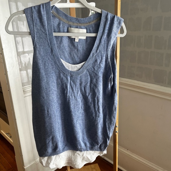 Brochu Walker Loreen Linen & Cotton-Blend Layered Tank - Picture 10 of 10